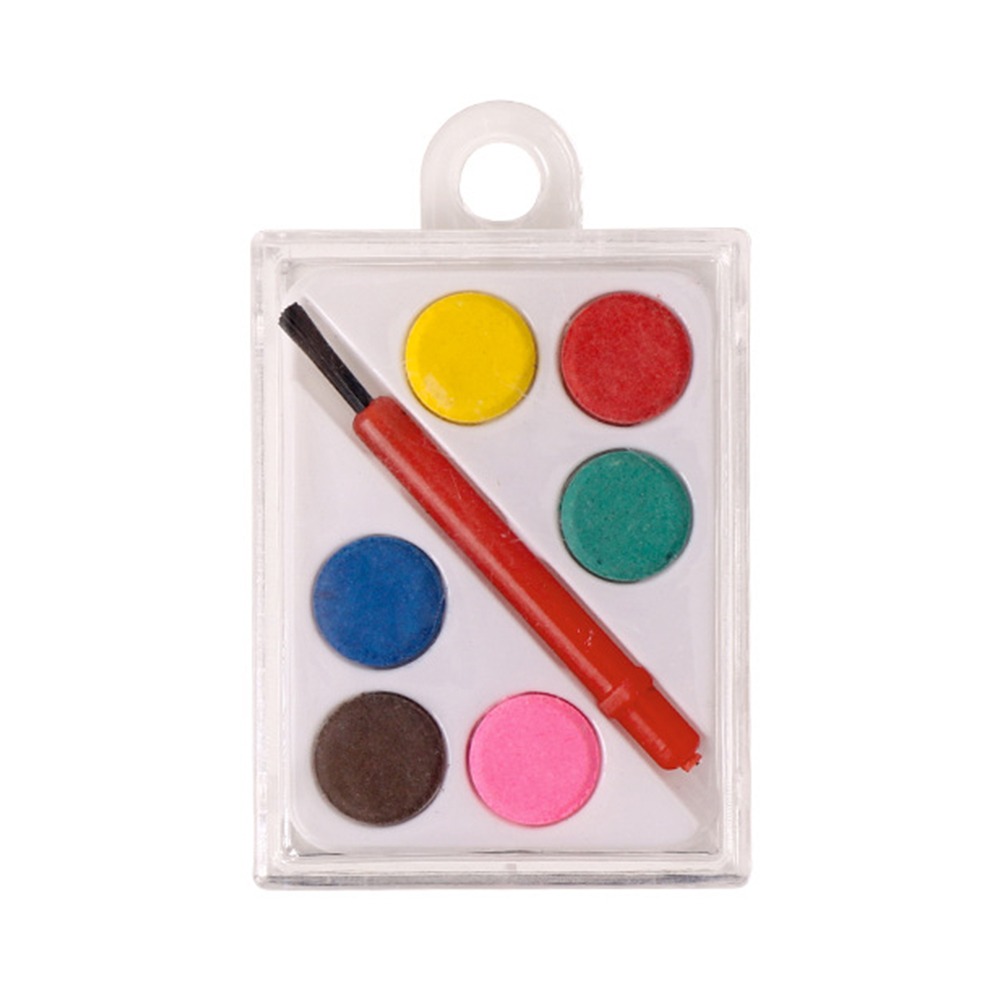 Watercolor Paint Set Solid Pigment - Ensemble de peinture aquarelle portable avec