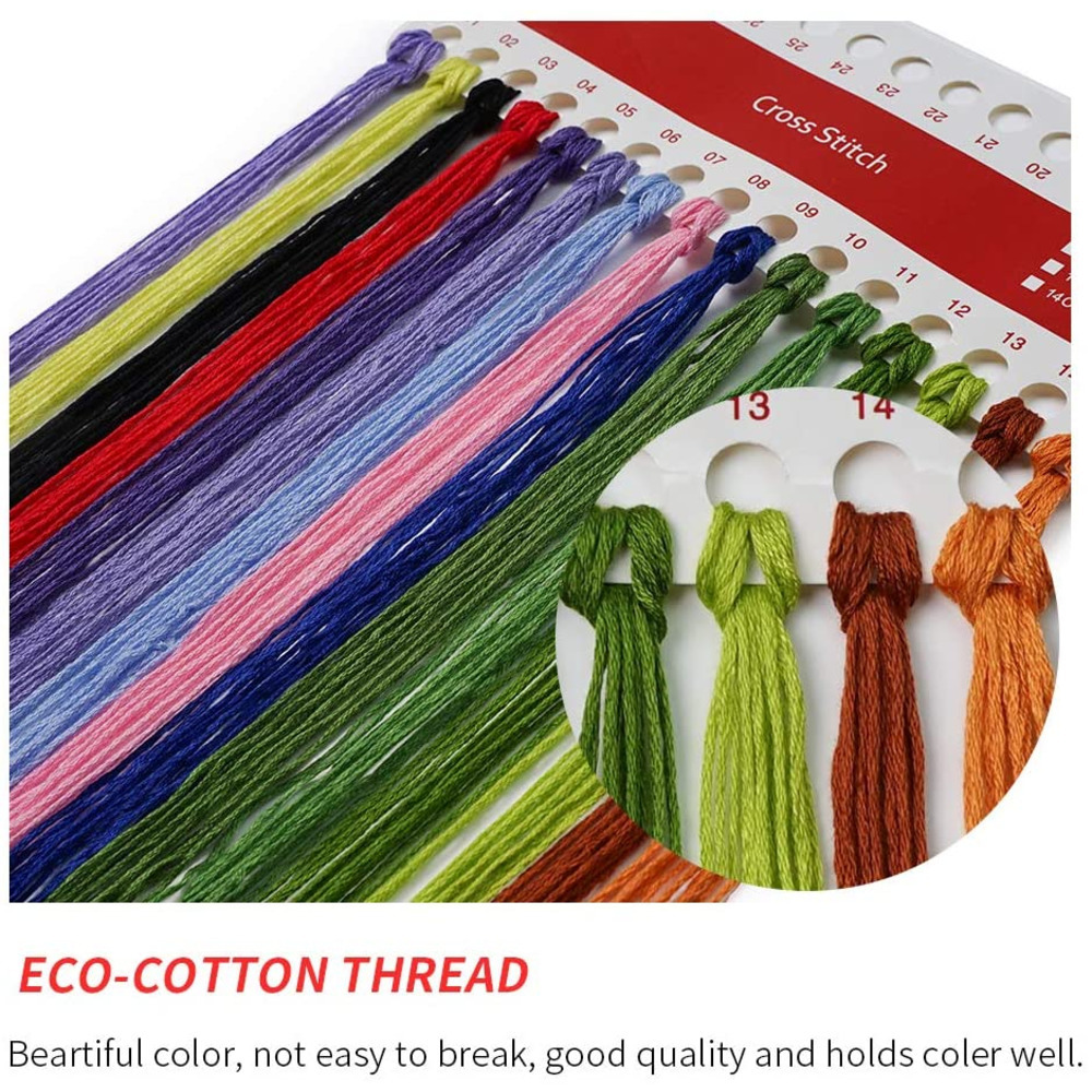 Analyste de broderie au point  - Cotton Embroidery Thread Skeins avis et prix