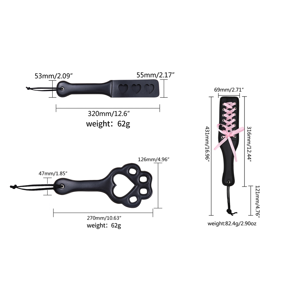 Raquette en cuir BDSM en forme - Craft Tools avis et prix