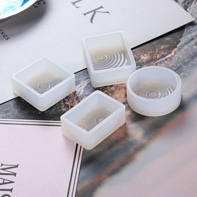 4 pièces/ensemble moules en Si - Silicone Epoxy Resin Molds Set avis et prix