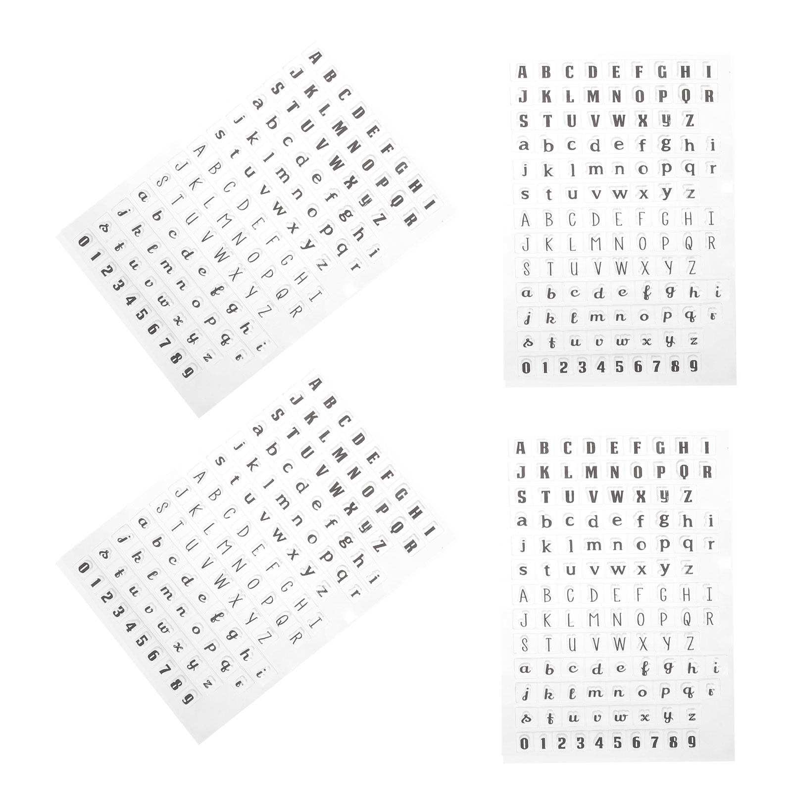 4 tampons transparents en sili - Clear Silicone Stamps For Card Making avis et prix
