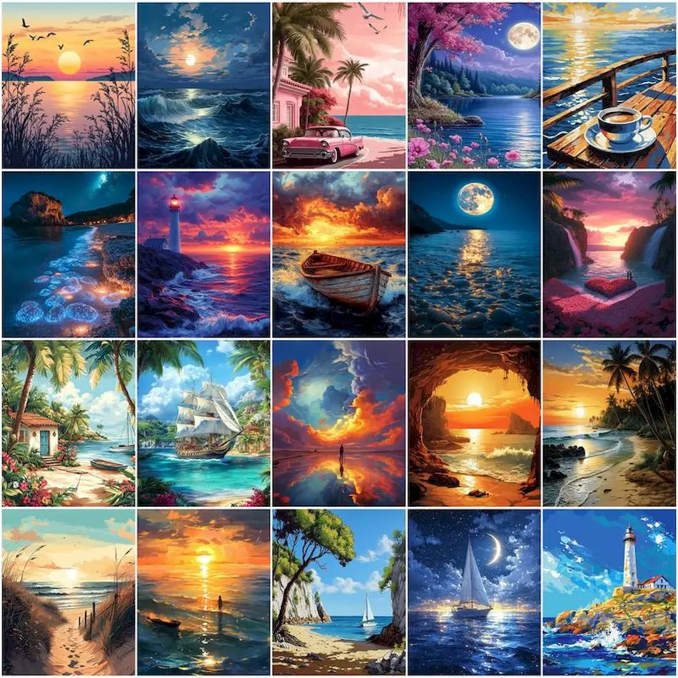 Peinture à l'aquarelle par num - Painting Supplies avis et prix